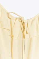 SHORT RUFFLE DRESS ZW COLLECTION