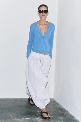LINEN CARDIGAN