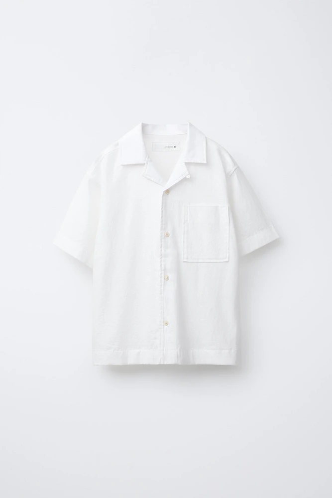 CHEMISE EN COTON LIN