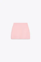 KNIT MINI SKIRT