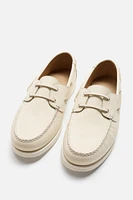 CHAUSSURES BATEAU EN CUIR ÉDITION LIMITÉE