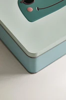 METAL CROCODILE STORAGE BOX