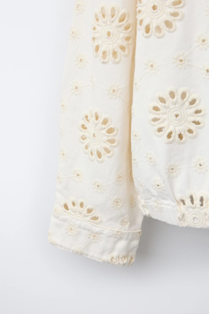 BLOUSON BRODERIE SUISSE
