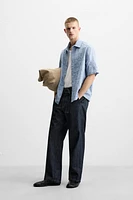 EMBROIDERED JACQUARD SHIRT