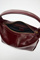 LEATHER SHOULDER BAG