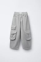 CARGO JEANS WITH POCKETS