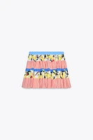LEMON PRINT MINI SKIRT