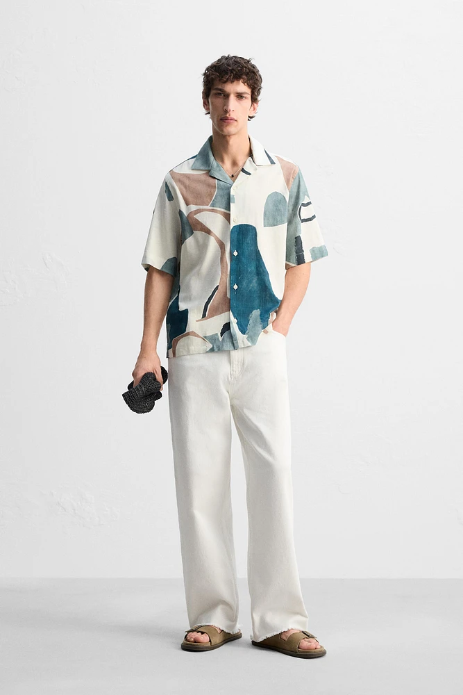 ABSTRACT PRINT SHIRT