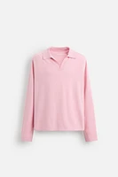 LIGHTWEIGHT KNIT POLO SHIRT
