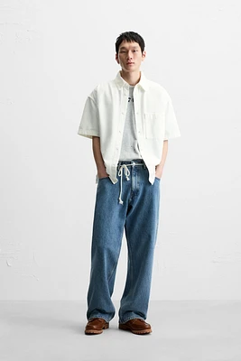 SURCHEMISE RELAXED FIT BRODÉE