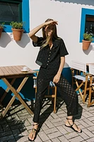OPENWORK EMBROIDERY CULOTTES
