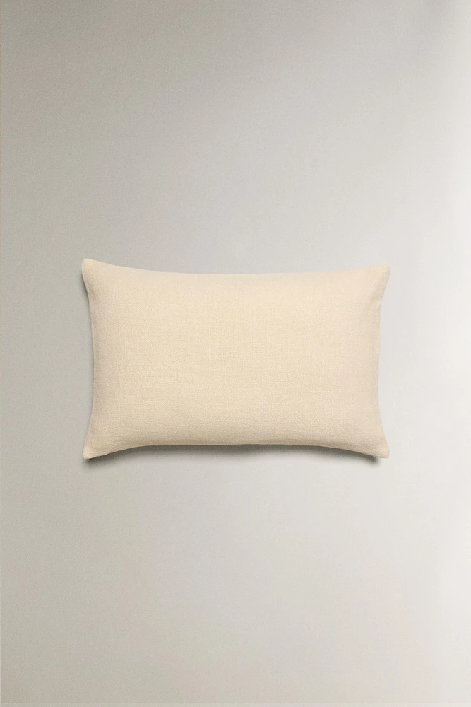 HOUSSE DE COUSSIN UNIE LIN