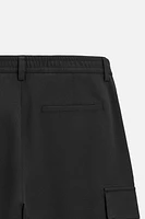 PLEATED CARGO PANTS