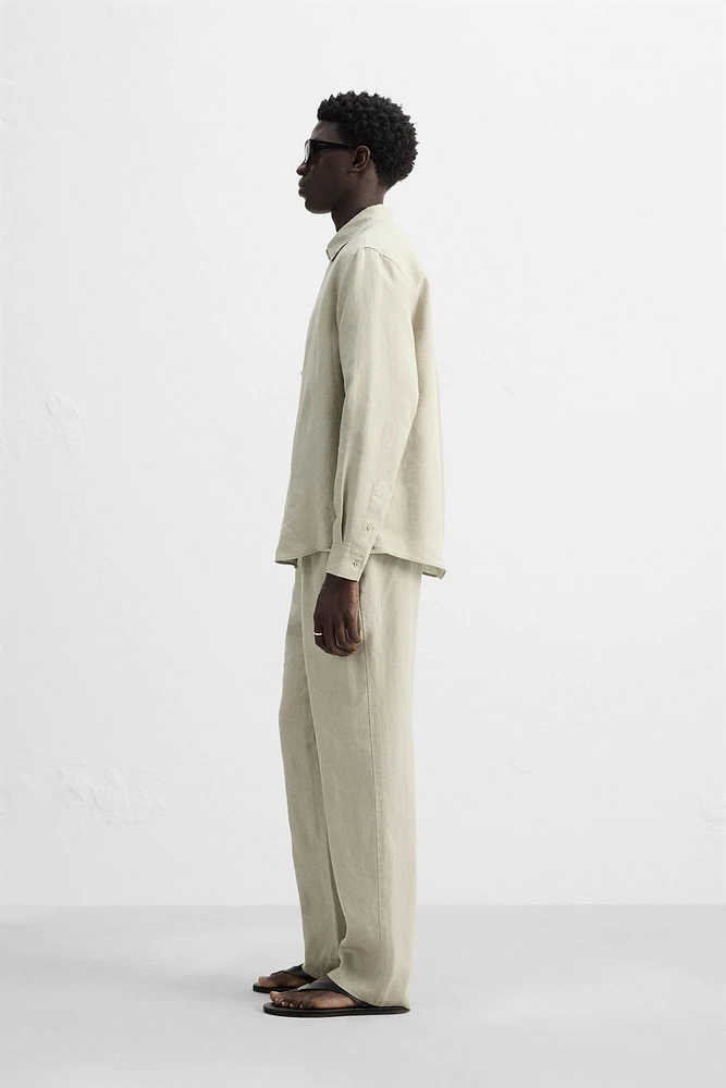 PANTALON 100 % LIN