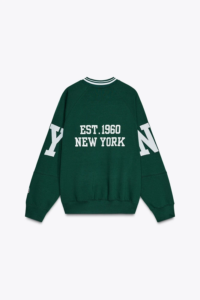 SWEAT EN MOLLETON NFL JETS