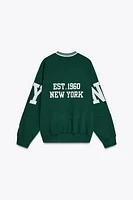 SWEAT EN MOLLETON NFL JETS