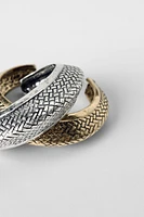 2-PACK OF TEXTURED CUFF BRACELETS KATE MOSS X ZARA