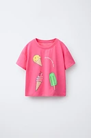 6 YEARS/ ICE CREAM T-SHIRT AND BERMUDA PAJAMAS