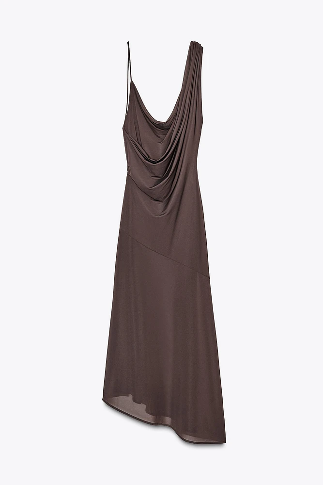LONG ASYMMETRICAL DRESS