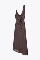 LONG ASYMMETRICAL DRESS