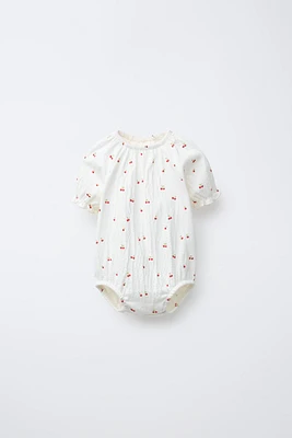 CHERRY PRINT BODYSUIT
