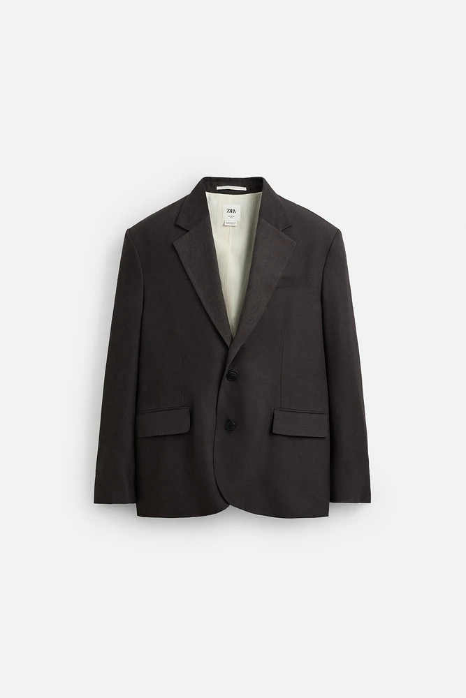 LIMITED EDITION VISCOSE - LINEN SUIT BLAZER