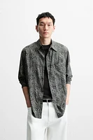 ABSTRACT PRINT SHIRT
