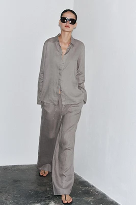 100% LINEN SHIRT ZW COLLECTION