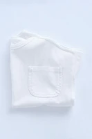 ZARA TIMELESS - T-SHIRT RUSTIQUE POCHE