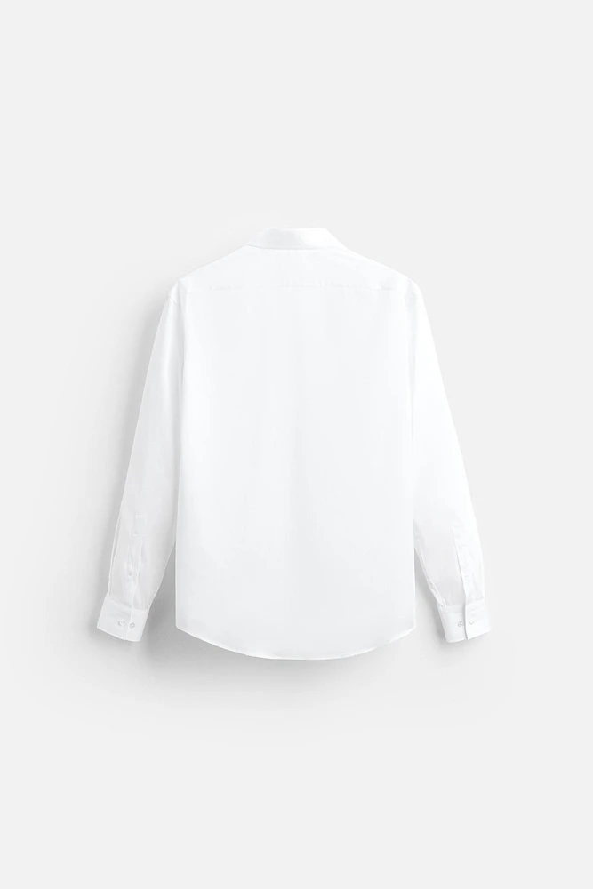 TEXTURED WEAVE TWILL SHIRT
