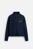 CONTRAST EMBROIDERY JACKET