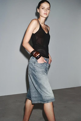 ZW COLLECTION DENIM BERMUDA SHORTS