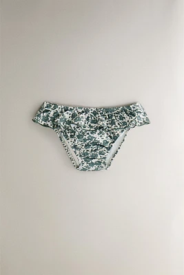 BAS MAILLOT DE BAIN PLAGE ENFANT FLEURS TROPICALES