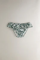 CHILDREN’S TROPICAL FLORAL BEACH BIKINI BOTTOMS