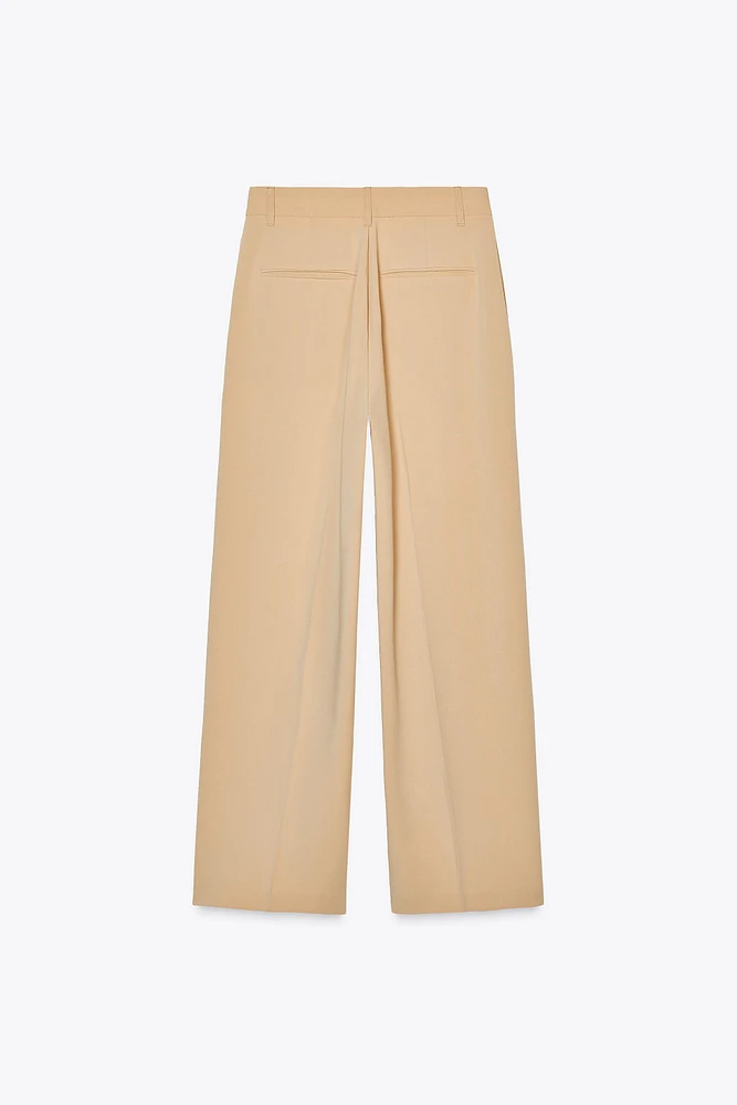 PANTALON À PLIS
