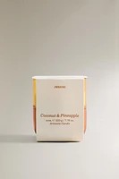 (220 G) COCONUT & PINEAPPLE SCENTED CANDLE