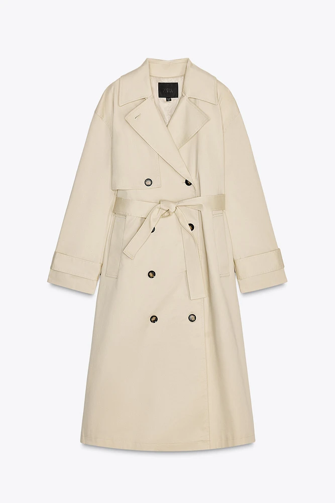 LONG OVERSIZED TRENCH COAT