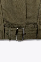 BUCKLE BOMBER JACKET ZW COLLECTION