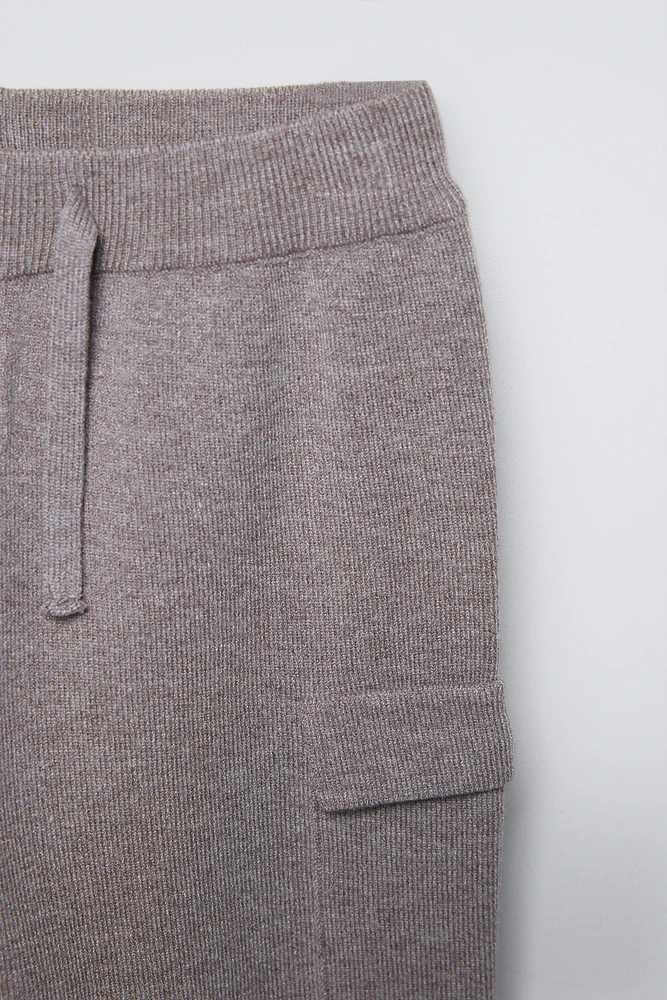 POCKETS KNIT JOGGERS