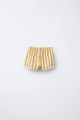 STRIPED BERMUDA SHORTS