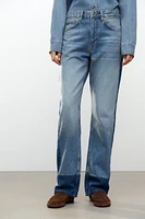 STRAIGHT CUT MID RISE JEANS ZW COLLECTION