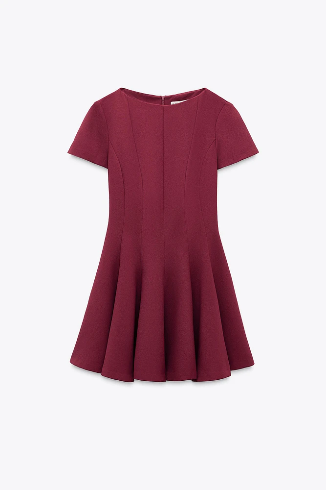ROBE COURTE GODETS COLLECTION ZW