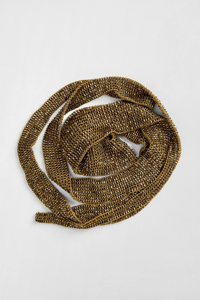 BEADED FOULARD SCARF KATE MOSS X ZARA