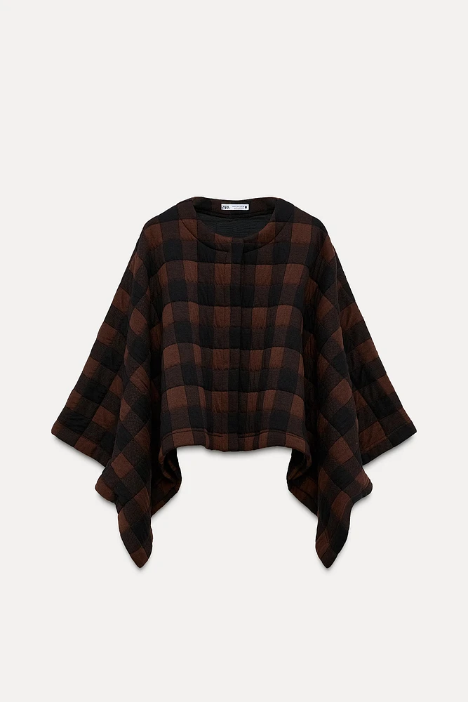 PADDED CHECKERED JACKET