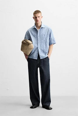 EMBROIDERED JACQUARD SHIRT