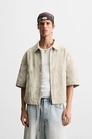 ABSTRACT PRINT OVERSHIRT