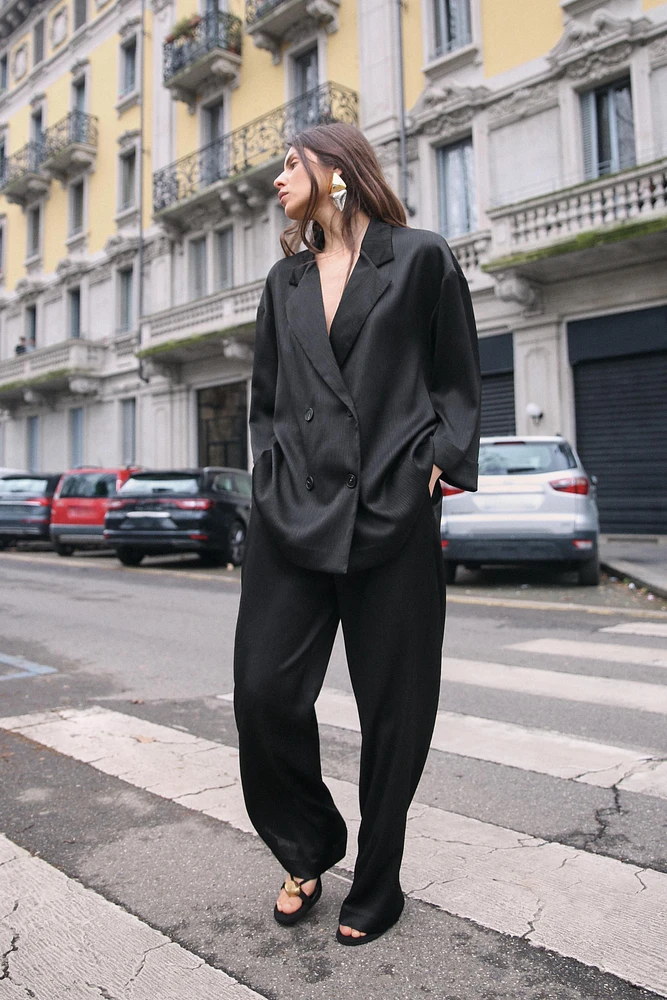 WRINKLE LOOK PANTS