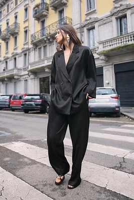 WRINKLE LOOK PANTS