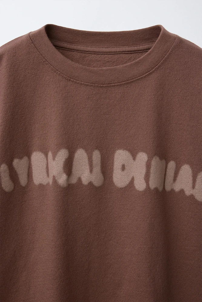 GRAFFITI PRINT T-SHIRT