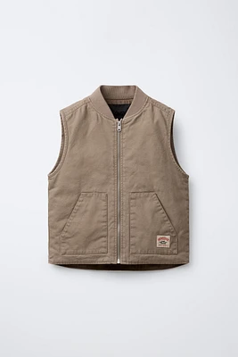 TWILL LABEL VEST